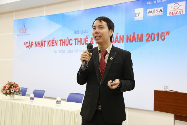 Hội thảo kế toán thuế UEF 2