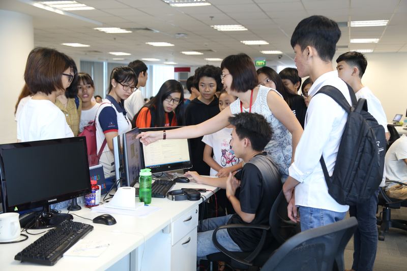 Tham quan tòa soạn báo 4